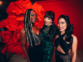 Hadestown’s Jewelle Blackman, Yvette Gonzalez-Nacer and Kay Trinidad play the three Fates