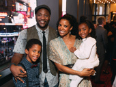 Former Simba Clifton Oliver reunites with his Nala, Tony winner Renée Elise Goldsberry. Goldsberry brought her children Benjamin and Brielle to the performance.